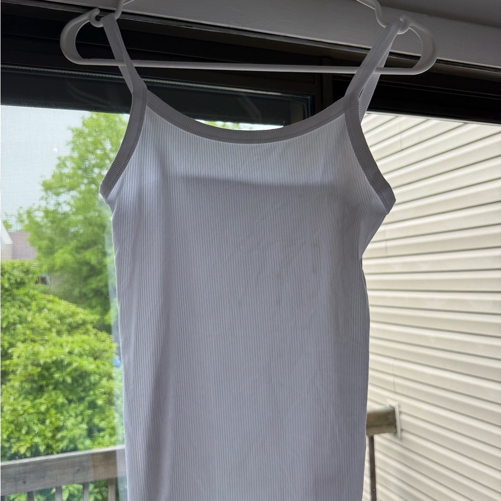 No Boundaries White Ribbed Tank